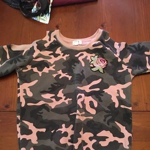 Rose Camo Tee
